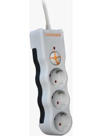 TUNÇMATİK  3LÜ TSK19009 1.5 Metre Kablolu Akım Korumalı Priz Anahtarlı Beyaz TSK19009 3 LÜ - 2